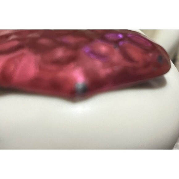 Zaxy Cream Ballerina Flats Metallic Pink Heart Jelly Flats Women's Size 5 - Picture 11 of 15